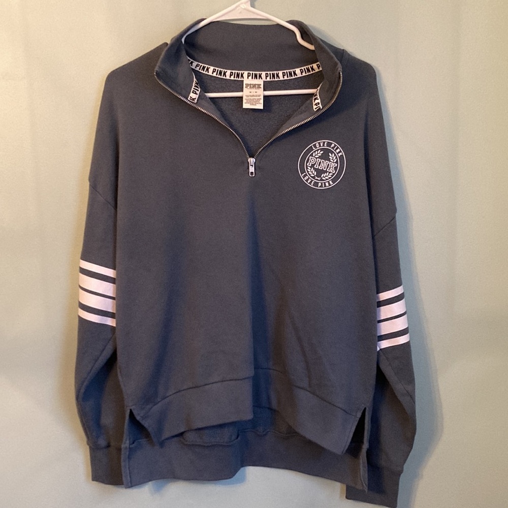 Victoria’s Secret PINK quarter zip sweater. A1